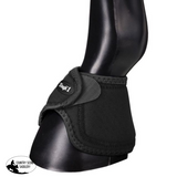 Tough1 No Turn Bell Boots Small: 4 Tall X 1/2 Wide 8 Pastern Circumference. / Black Bell Boots
