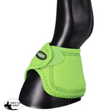 Tough1 No Turn Bell Boots Small: 4 Tall X 1/2 Wide 8 Pastern Circumference. / Neon Green Bell Boots