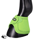 Tough1 No Turn Bell Boots Small: 4 Tall X 1/2 Wide 8 Pastern Circumference. / Neon Green Bell Boots