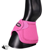 Tough1 No Turn Bell Boots Small: 4 Tall X 1/2 Wide 8 Pastern Circumference. / Pink Bell Boots