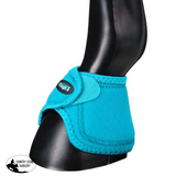 Tough1 No Turn Bell Boots Small: 4 Tall X 1/2 Wide 8 Pastern Circumference. / Turquoise Bell Boots