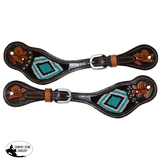 Turquoise Beaded Spur Straps - Country Scene Saddlery and Pet Supplies