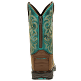 Turquoise Pull on Womens Western Boots - Country Scene Saddlery and Pet Supplies