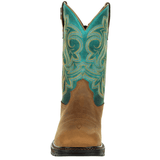 Turquoise Pull on Womens Western Boots - Country Scene Saddlery and Pet Supplies