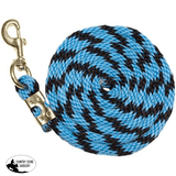 Two Tone Braided Lead 2.5M Royal/blue Horse Leads