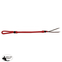 Two Tone Braided Nylon Quirt. Red