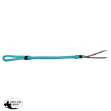 Two Tone Braided Nylon Quirt. Teal