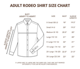 New! RED LEOPARD PERFORMANCE RODEO SHIRT