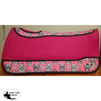 Ventrix Pink Sugarskull Felt Pad. 26 / Rectangle