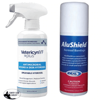 Vetericyn Gel & Alushield Combo Horse Vitamins Supplements