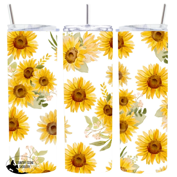 Watercolour Sunflower Tumbler Gift Items