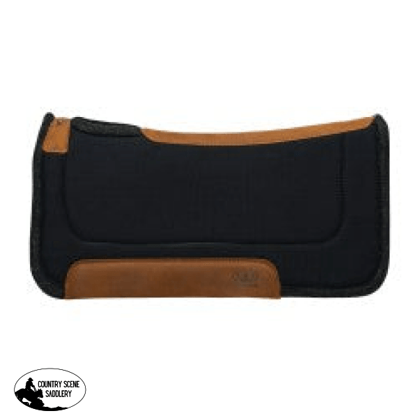 Weaver Contoured Saddle Pad Black H9 - 32’ X Western