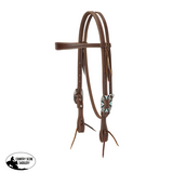 Weaver Southwest Rope Edge Hardware Slim Cowboy Headstall - Country Scene Saddlery and Pet Supplies