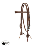 Weaver Southwest Rope Edge Hardware Slim Cowboy Headstall - Country Scene Saddlery and Pet Supplies