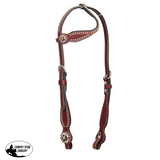 Weaver Texas Star Collection Sliding Ear Headstall - Country Scene Saddlery and Pet Supplies