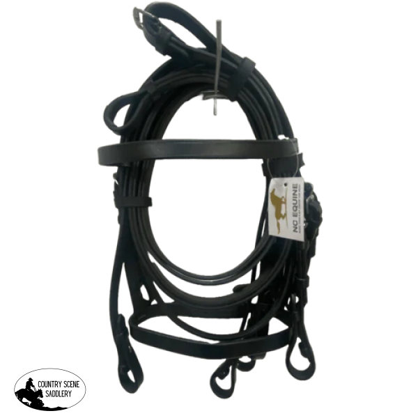 Weymouth Bridle/Snaffle Bridle Double Noseband & Reins Leather