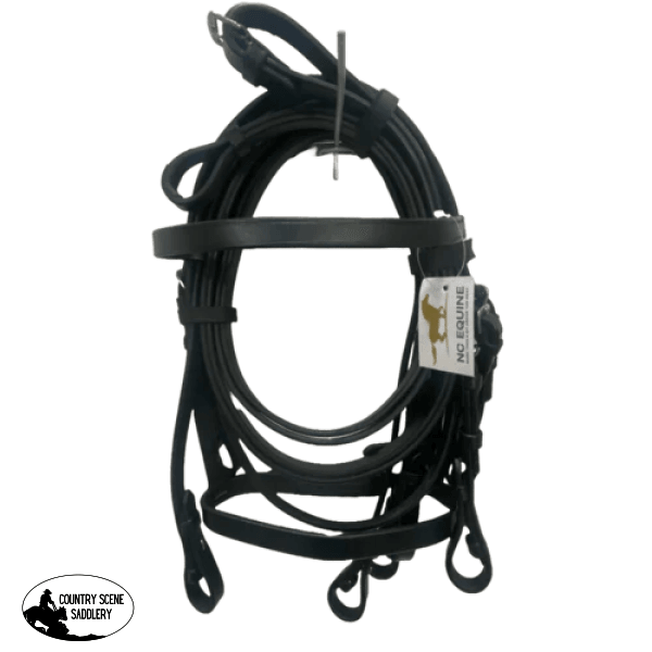 Weymouth Bridle/Snaffle Bridle Double Noseband & Reins Leather