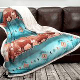 Wild Ride Sherpa Blanket - Country Scene Saddlery and Pet Supplies