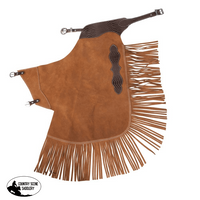 Work Chink Suede Chaps Brown/Tan Western Show Clothing