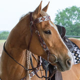 NewF lat Infinity Beaded Bridle and Breastplate Set - Country Scene Saddlery and Pet Supplies