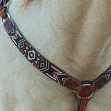 NEW! Flat Infinity Beaded Breast Collar - Country Scene Saddlery and Pet Supplies