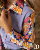 New!*YOUTH* ELECTRIC COWGIRL MESH SLEEVE PERFORMANCE RODEO SHIRT - Country Scene Saddlery and Pet Supplies