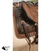 10 Double T Youth Hard Seat Bear Trap Style Saddle. Show Saddles