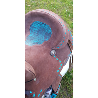 New! 12 And 13 Double T Roughout Barrel Saddle. Posted~