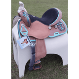 14 15 16 Double T Barrel Style Saddle Set