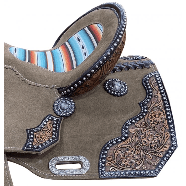 Buy Raghav Horse Saddle- Multi Color (RH007 14 inches) Online at