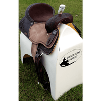 15 16 Showman Argentina Cow Leather Barrel Style Saddle. Show Saddles