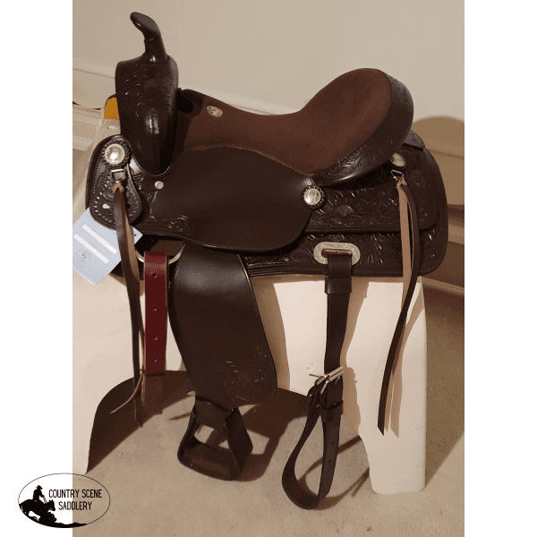 New! 16 17 Double T Pleasure Style Saddle. Posted.