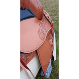 New! 16 17 Double T Trail Style Saddle. Posted.*