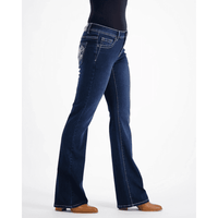 Ashton Embroidered Jeans Western