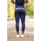 Bare Performance Riding Tights Navy/Rose