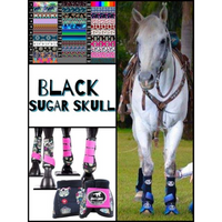 New! Black Sugar Skull Boots.