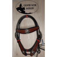 New! Browband Tooled Bridle- Css011