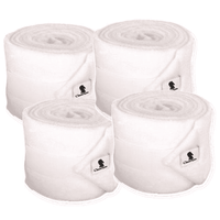 Classic Equine Polo Wraps Set Of 4 Standard Size / White Horse Boots & Leg