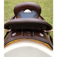 Cssb12 Horn Less Barrel Saddle With Diamond Edging
