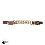 New! Curb Strap With Double Chain Dark Oil