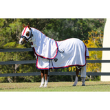 Diamond Ripstop Complete Hood Set Red & Navy Horse Blankets Sheets