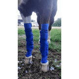 New! Equine Ice Compression Sock - Blue .