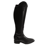 Leather Long Boot With Zip Riding Boot
