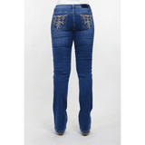 Maggie Western Style Boot Cut Bling Riding Jeans