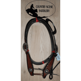 New! One Eared Tooled Bridle- Css011