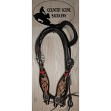 New! One Eared Tooled Bridle- Css015