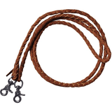 One Piece Leather Braided Roping Reins