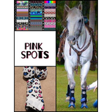 New! Pink Spots Boots.