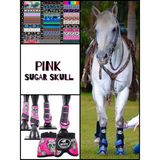 New! Pink Sugar Skull Boots.