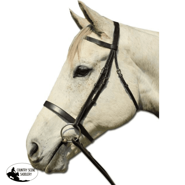 New! Plain Cavesson Snaffle Bridle Posted.* Cavesson Snaffle